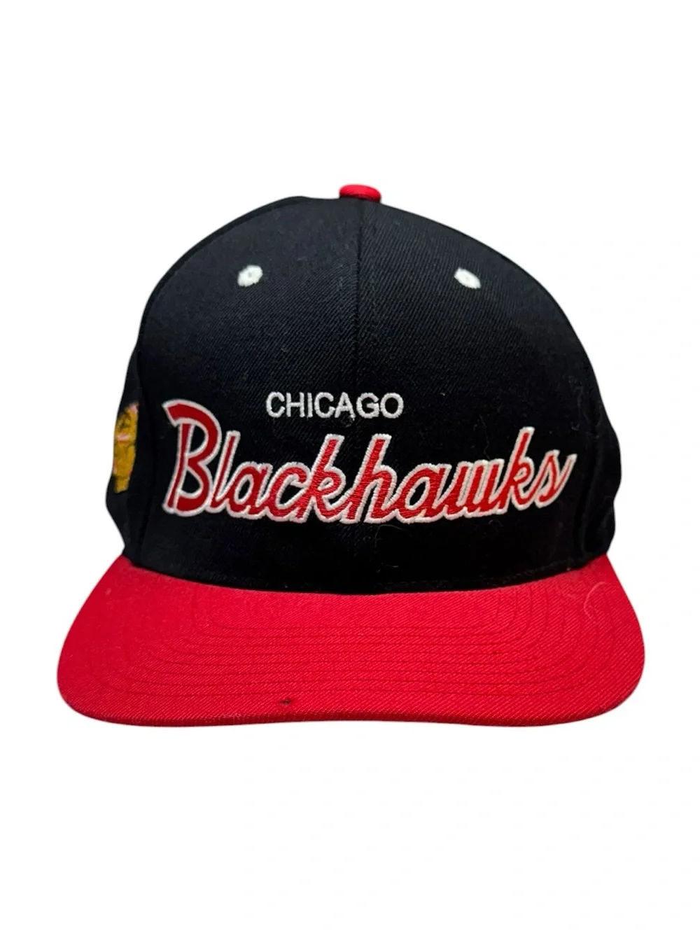 Chicago Blackhawks NHL Snapback Wool Hat Mitchell & Ness Vintage Hockey
